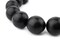 The Bead Chest Natural 20mm Wooden Beads in Black for Jewelry Making – Round Loose Wood Spacer Beads I Approximately 20 Beads